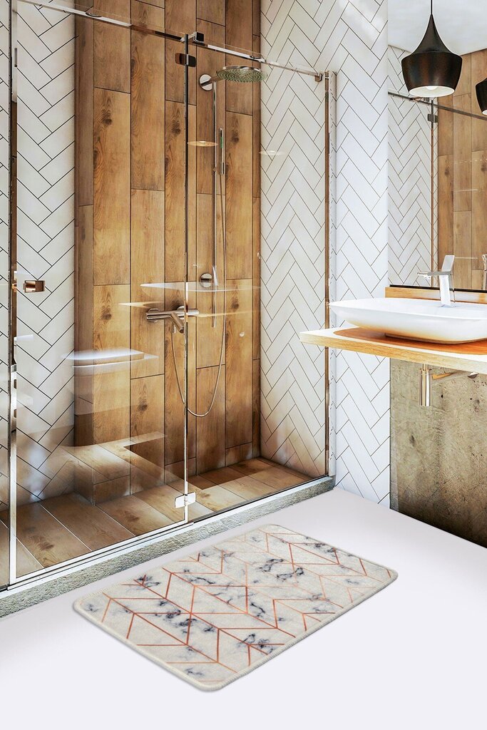 Asir vonios kilimėlis Morea, 40x60 cm kaina ir informacija | Vonios kambario aksesuarai | pigu.lt