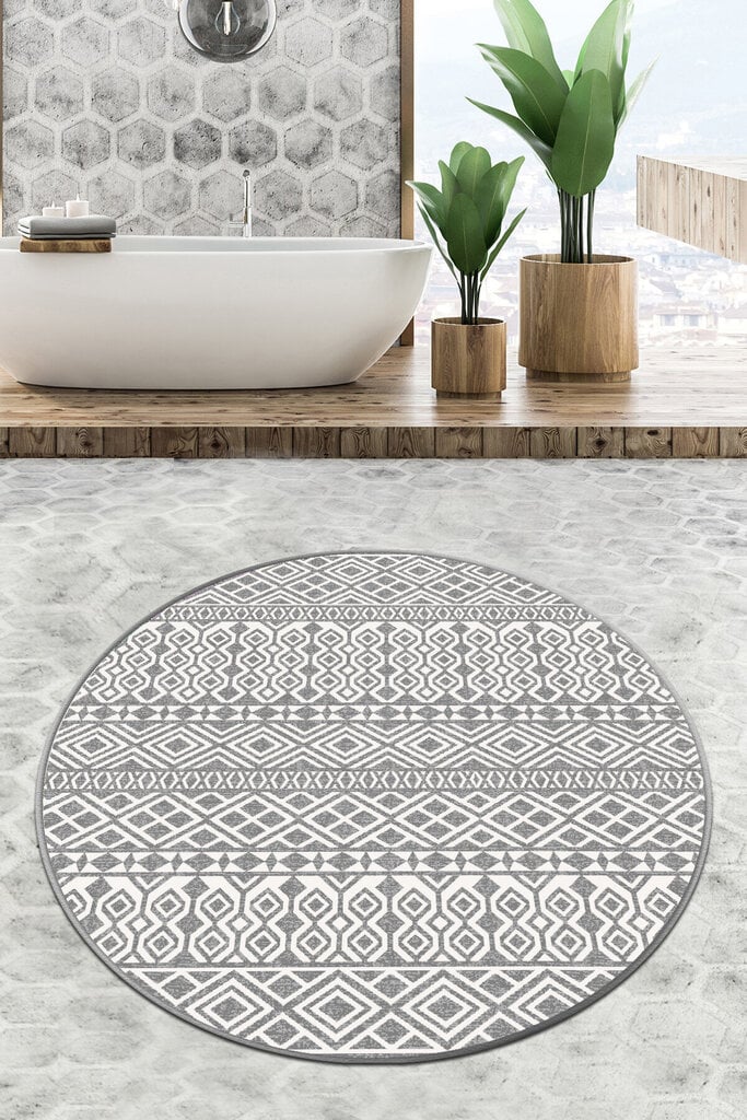 Asir vonios kilimėlis Order Circle, 80 cm kaina ir informacija | Vonios kambario aksesuarai | pigu.lt