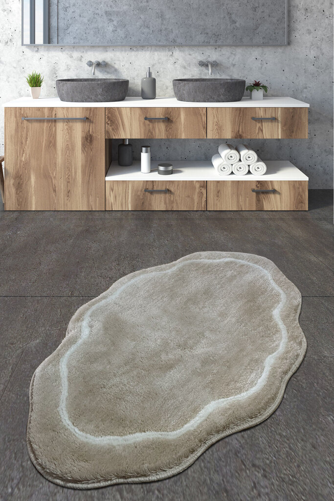 Asir vonios kilimėlis Pallasit, 70x120 cm kaina ir informacija | Vonios kambario aksesuarai | pigu.lt