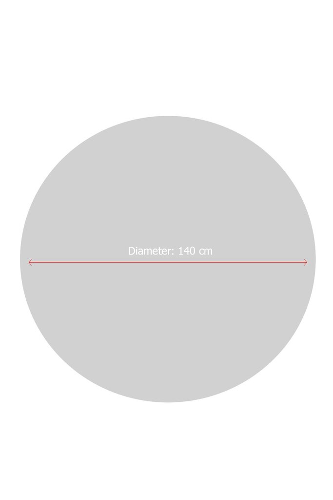 Vaikiškas kilimas Moon, 140 cm kaina ir informacija | Kilimai | pigu.lt