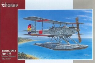 Konstuktorius Vickers/CASA type 245 Spanish Vildebeest with Floats 1:72 SPECIAL HOBBY kaina ir informacija | Žaislai berniukams | pigu.lt