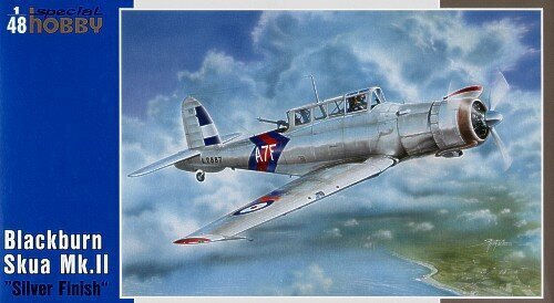 Konstuktorius Blackburn Skua Mk.II Silver Finish 1:48 SPECIAL HOBBY цена и информация | Žaislai berniukams | pigu.lt