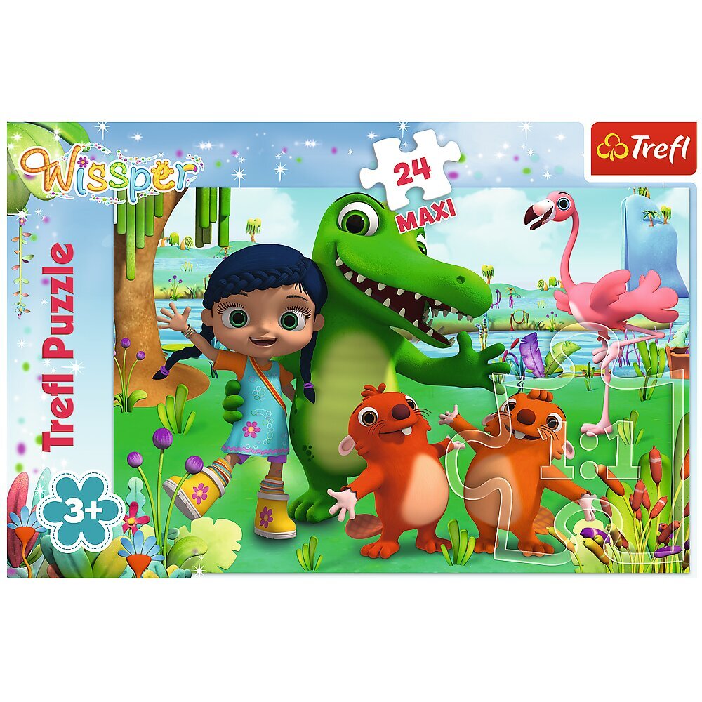 Dėlionė Trefl Maxi Pasaulis pilnas draugystės, 24 d. kaina ir informacija | Dėlionės (puzzle) | pigu.lt