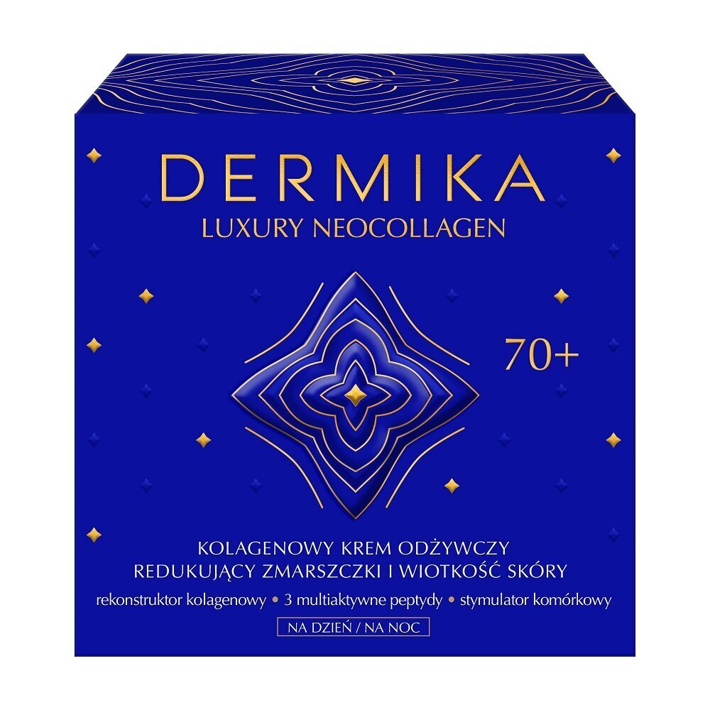 Veido kremas brandžiai odai Dermika Neocollagen 70+ 50 ml kaina ir informacija | Veido kremai | pigu.lt