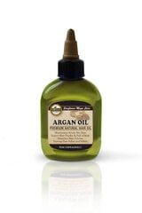 Drėkinamasis apimties suteikiantis plaukų aliejus Difeel Argan Oil 99% 75 ml kaina ir informacija | Priemonės plaukų stiprinimui | pigu.lt