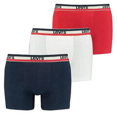 Trumpikės vyrams Levi's Boxer Briefs M 37149-0543, 3 vnt. цена и информация | Мужские трусы | pigu.lt