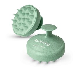 Силиконовая щетка для умывания и массажа Ecocera Medi, зеленая цена и информация | Расчески, щетки для волос, ножницы | pigu.lt