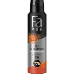 Purškiamas dezodorantas vyrams Fa Men Anti-Perspirant Red Cedarwood, 150ml kaina ir informacija | Dezodorantai | pigu.lt