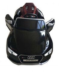 Одноместный Audi RS5 12v, музыкальный модуль, черный цена и информация | Электромобили для детей | pigu.lt