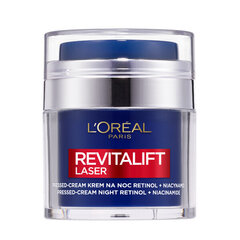 Увлажняющий крем L'oreal Revitalift Laser Pressed-Cream, 50 мл цена и информация | Кремы для лица | pigu.lt