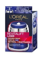 Увлажняющий крем L'oreal Revitalift Laser Pressed-Cream, 50 мл цена и информация | Кремы для лица | pigu.lt