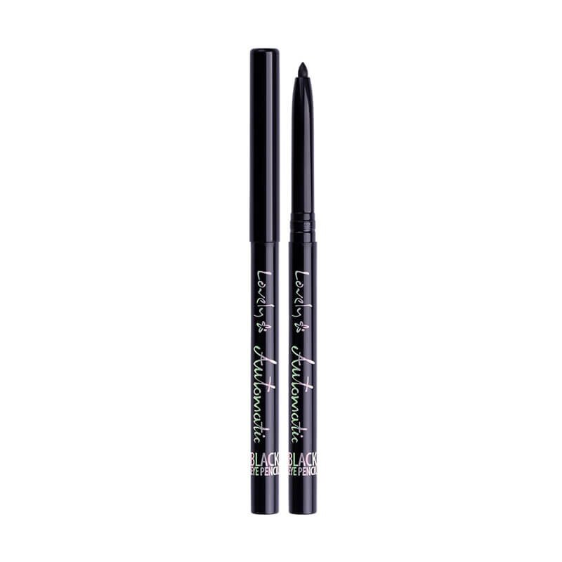 Automatinis akių pieštukas Lovely Automatic Eye Pencil Black kaina ir informacija | Akių šešėliai, pieštukai, blakstienų tušai, serumai | pigu.lt