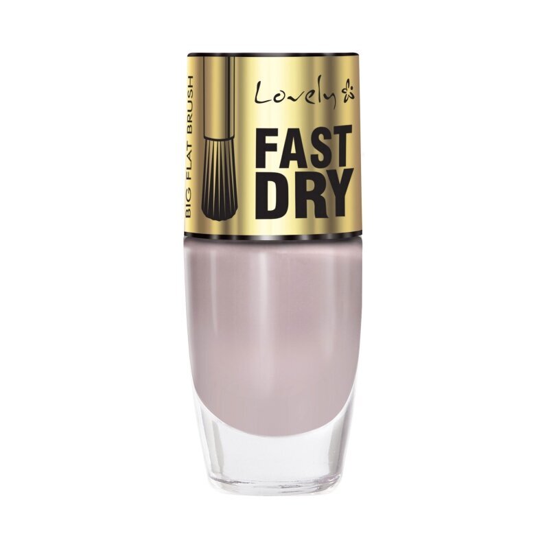 Greitai džiūstantis nagų lakas Lovely Fast Dry 8, 8ml kaina ir informacija | Nagų lakai, stiprintojai | pigu.lt