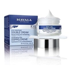 Drėkinamasis ir atgaivinantis paakių kremas Mavala Eye-Lite Double Cream Eye Contour, 15 ml kaina ir informacija | Paakių kremai, serumai | pigu.lt