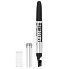 Antakių dažai Maybelline Tattoo Brow Lift Stick, 10 g, 05 Black Brown kaina ir informacija | Antakių dažai, pieštukai | pigu.lt