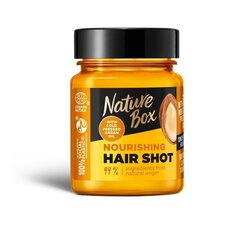 Atkuriamoji plaukų priemonė su argano aliejumi Nature Box Hair Shot 60 ml kaina ir informacija | Priemonės plaukų stiprinimui | pigu.lt