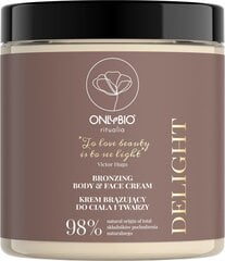 Bronzinis kūno ir veido kremas Onlybio Ritualia Delight Bronzing Body and Face Cream, 250ml kaina ir informacija | Kūno kremai, losjonai | pigu.lt