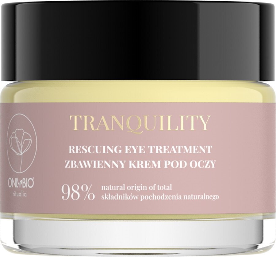 Paakių kremas Onlybio Ritualia Tranquility Rescuing Eye Treatment, 15 ml kaina ir informacija | Paakių kremai, serumai | pigu.lt