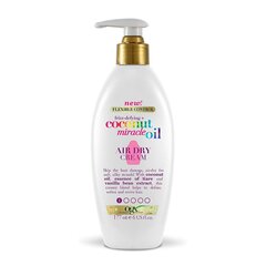 Plaukų džiovinimo kremas mažinantis pūtimąsi Organix Coconut Oil Miracle Oil Air Dry, 177ml kaina ir informacija | Organix Vaikams ir kūdikiams | pigu.lt