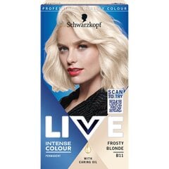 Plaukų dažai Schwarzkopf Live Intense Colour B11 Frosty Blonde kaina ir informacija | Plaukų dažai | pigu.lt