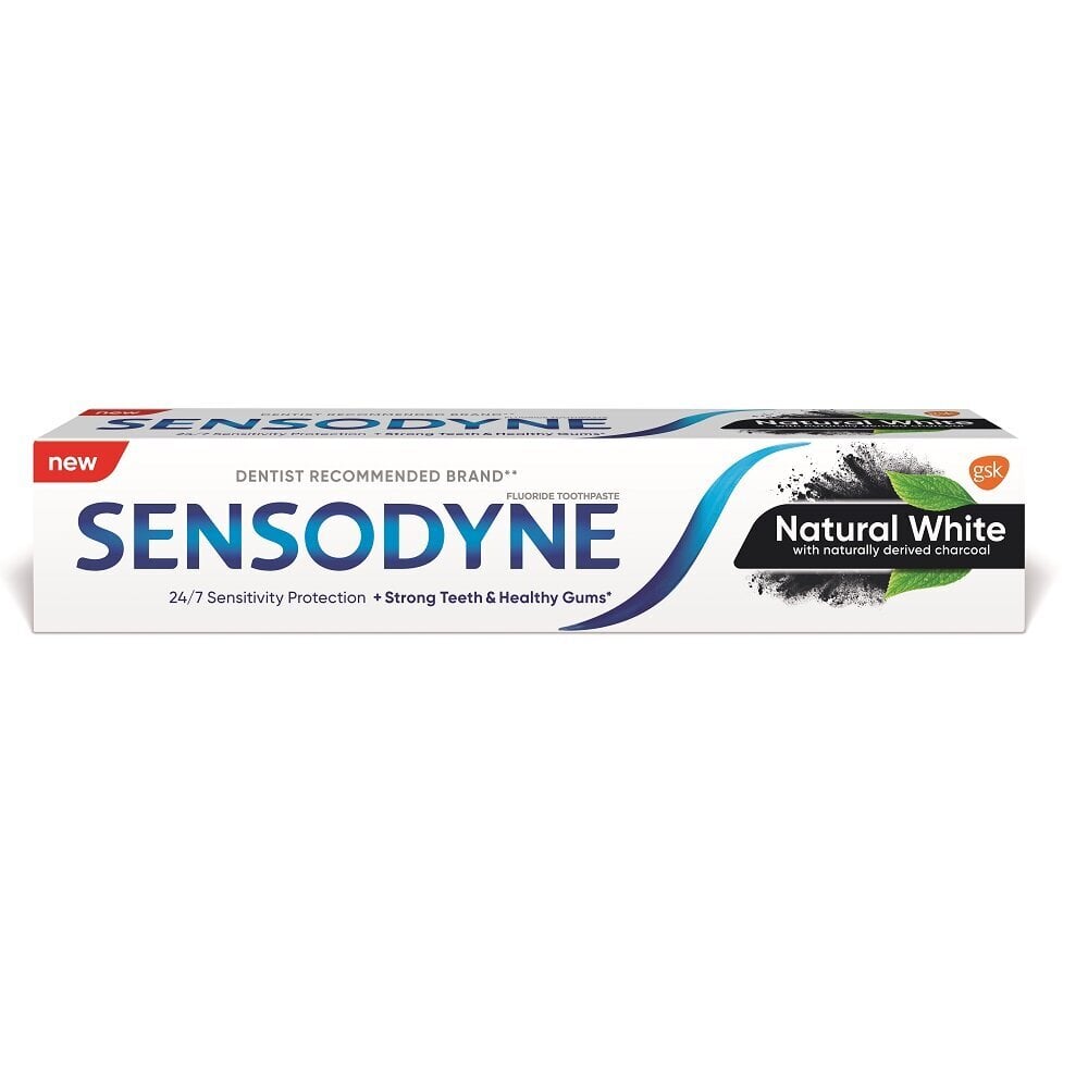 Dantų pasta Sensodyne Natural White 75ml цена и информация | Dantų šepetėliai, pastos | pigu.lt