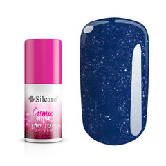 Hibridinis nagų lakas Silcare Cosmic Dust Dry Top UV-LEV, 6,5g kaina ir informacija | Nagų lakai, stiprintojai | pigu.lt