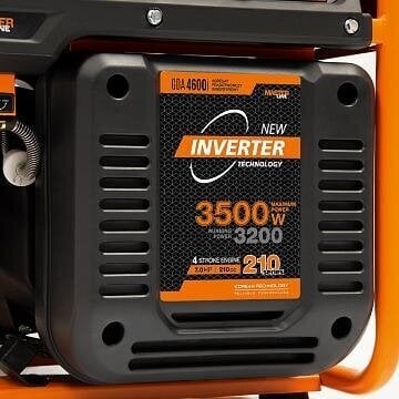 Inverterinis elektros generatorius Daewoo GDA 4600i kaina ir informacija | Elektros generatoriai | pigu.lt