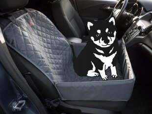 Sėdynė augintiniams automobilyje Hobbydog, tamsiai pilkas kaina ir informacija | Transportavimo narvai, krepšiai | pigu.lt