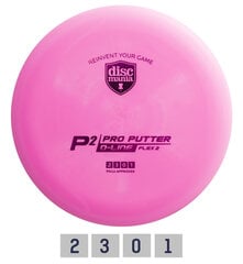 Клюшка для дискгольфа DISCMANIA D-LINE P2 FLEX 2 Pink 2/3/0/1 цена и информация | Диск-гольф | pigu.lt