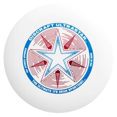 Диск летающий DISCRAFT ULTRASTAR SPORTDISC, белый, 175 г цена и информация | Диск-гольф | pigu.lt