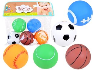 Guminių kamuoliukų rinkinys 5 vnt. kaina ir informacija | Žaislai kūdikiams | pigu.lt