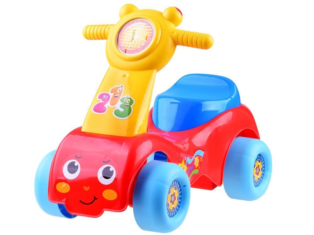 Paspiriama mašinėlė, raudona kaina ir informacija | Žaislai kūdikiams | pigu.lt