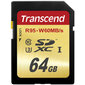 Transcend UHS-I U3 TS64GSDU3 цена и информация | Atminties kortelės fotoaparatams, kameroms | pigu.lt