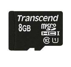 MEMORY MICRO SDHC 8GB/CLASS10 TS8GUSDCU1 TRANSCEND цена и информация | Карты памяти для телефонов | pigu.lt