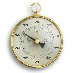 Analoginis barometras su žalvariniu žiedu TFA 29.4003 kaina ir informacija | Meteorologinės stotelės, termometrai | pigu.lt