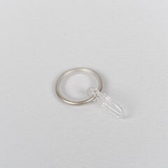 Кольца на карниз Modern с крючками цвет сост. мат. серебра Ø16 мм, 10 шт. цена и информация | Карнизы | pigu.lt