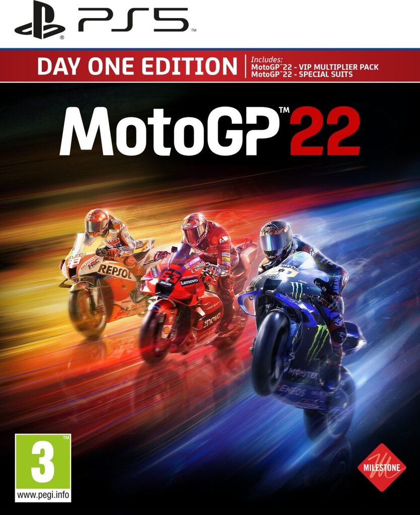 MotoGP 22 Playstation 5 PS5 žaidimas kaina ir informacija | Kompiuteriniai žaidimai | pigu.lt