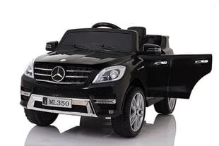 Одноместный Mercedes ML350 12v, музыкальный модуль, кожаное сиденье цена и информация | Электромобили для детей | pigu.lt