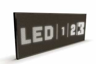 LED švieslentė, 128x48 cm, diodai baltos spalvos, slim kaina ir informacija | Švieslentės | pigu.lt