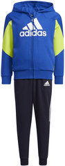 Cпортивный костюм Adidas Lk Logo Kn Set HD9995/122, синий цена и информация | Комплекты для мальчиков | pigu.lt