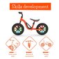 Dviratis balansinis paspirtukas Chillafish, oranžinis цена и информация | Balansiniai dviratukai | pigu.lt