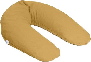 Maitinimo pagalvė Doomoo Comfy Big Tetra Ocre, geltona, 190 cm kaina ir informacija | Maitinimo pagalvės | pigu.lt