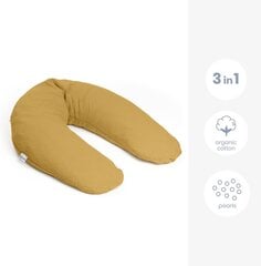 Подушка для кормления Doomoo Comfy Big Tetra Ocre, желтый цвет, 190 см цена и информация | Подушки для беременных и кормящих | pigu.lt