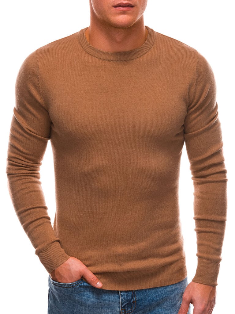 Vyriškas megztinis Edoti E199 ruda kaina ir informacija | Megztiniai vyrams | pigu.lt