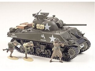 Сборная пластиковая модель Tamiya - U.S. Medium Tank M4A3 Sherman 75mm Gun, 1/35, 35250 цена и информация | Конструкторы и кубики | pigu.lt