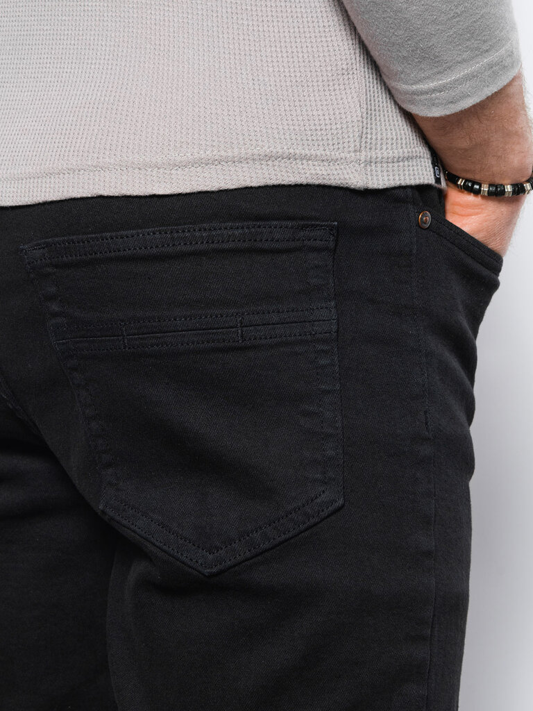Vyriški džinsai Ombre P1058 juoda kaina ir informacija | Vyriškos kelnės | pigu.lt