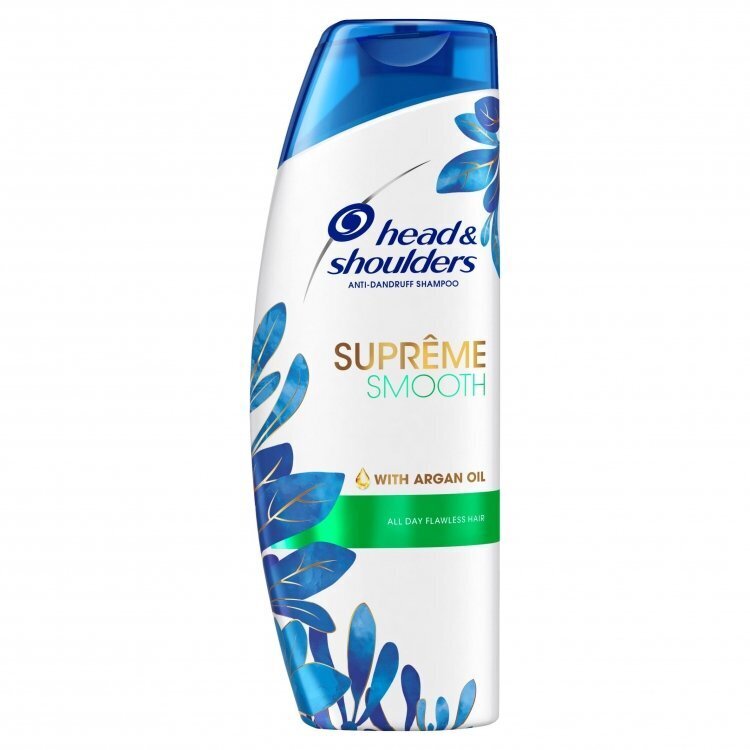 Šampūnas nuo pleiskanų su argano aliejumi Head & Shoulders Supreme Smooth Anti-Dandruff Shampoo, 400ml цена и информация | Šampūnai | pigu.lt