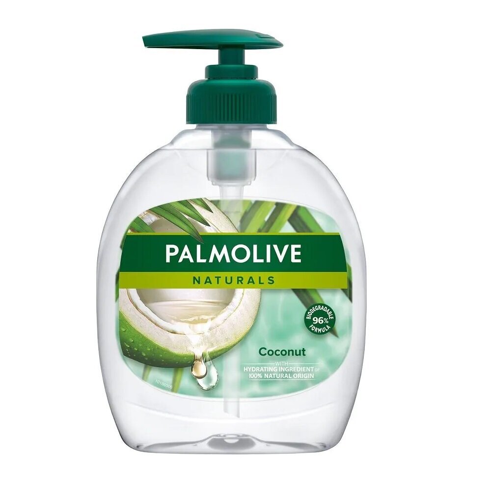 Skystas rankų muilas su dozatoriumi Palmolive Coconut, 300ml kaina ir informacija | Muilai | pigu.lt