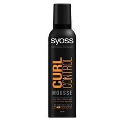 Пенка для кудрявых волос Syoss Curl Control Mousse, 250 мл цена и информация | Средства для укладки волос | pigu.lt