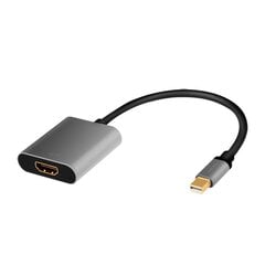 Адаптер Mini DisplayPort to HDMI, 4K, alu, 0.15 м цена и информация | Адаптеры, USB-разветвители | pigu.lt